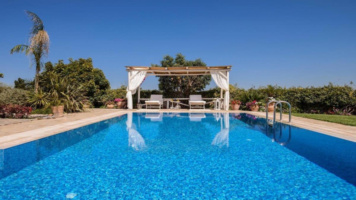 Chania Secluded Gem - Kallithea Private Pool Villa Pemonia ภายนอก รูปภาพ